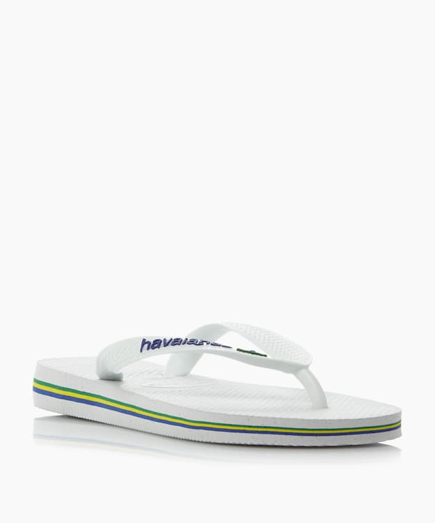 Brasil Flip Flops - White