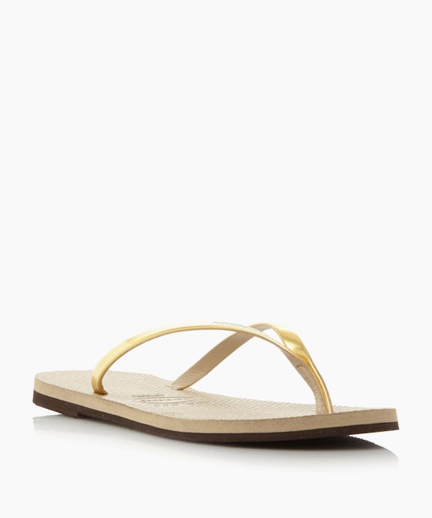 Slim Flip Flops - Gold