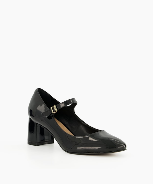 Dune black cheap patent shoes