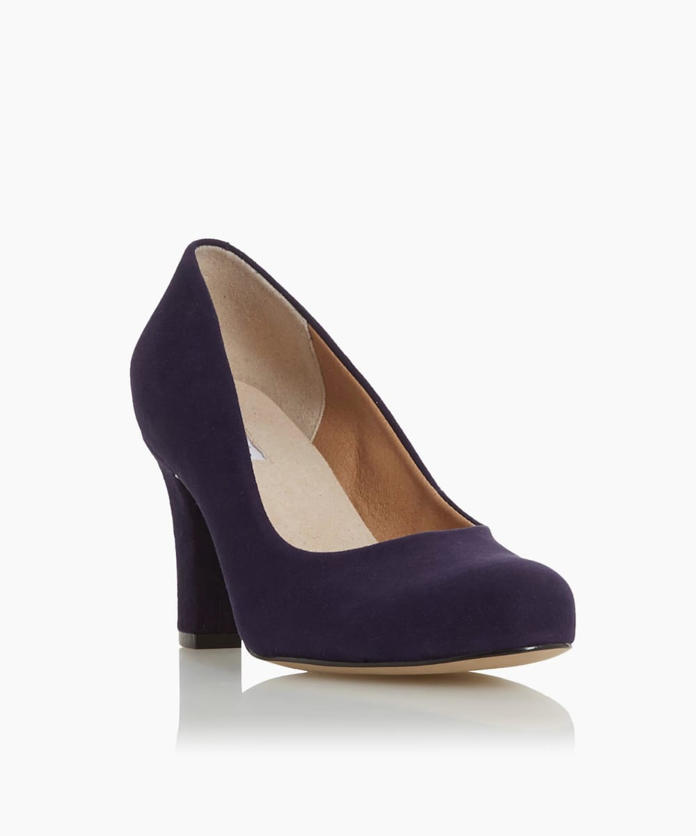 dune navy heels