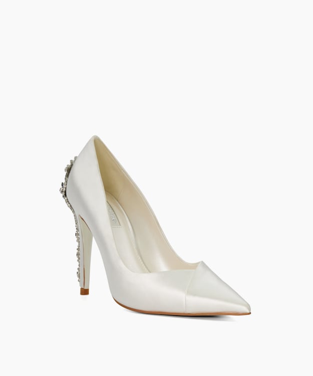 Dune white pumps hotsell