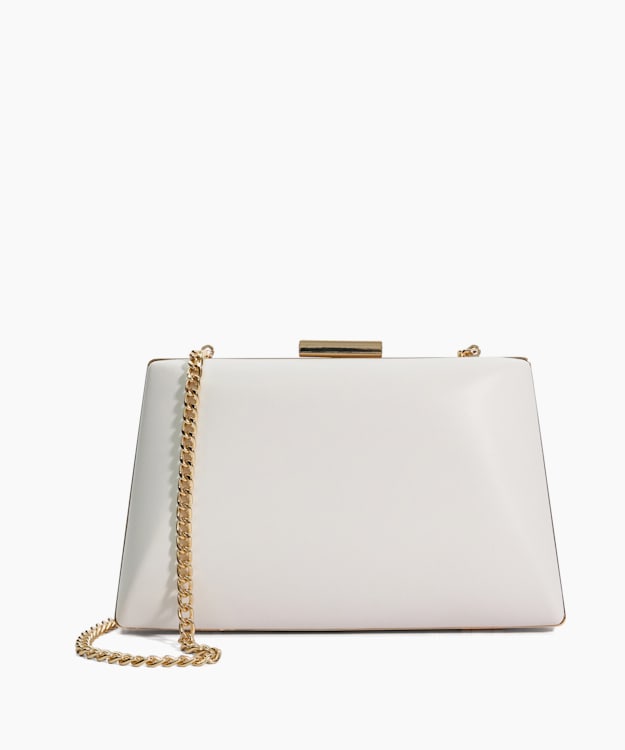 White on sale clutch bags