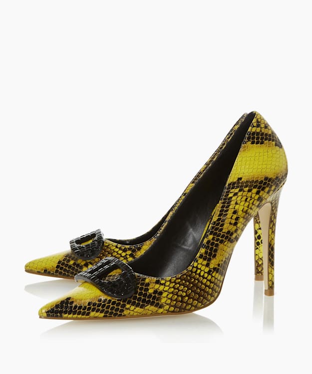 dune yellow heels