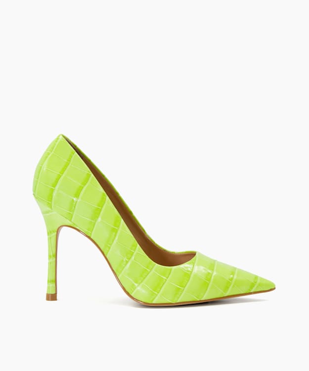 Lime color heels sale