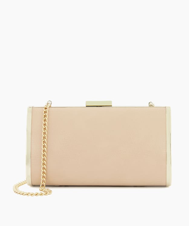 Cream clutch bag clearance sale