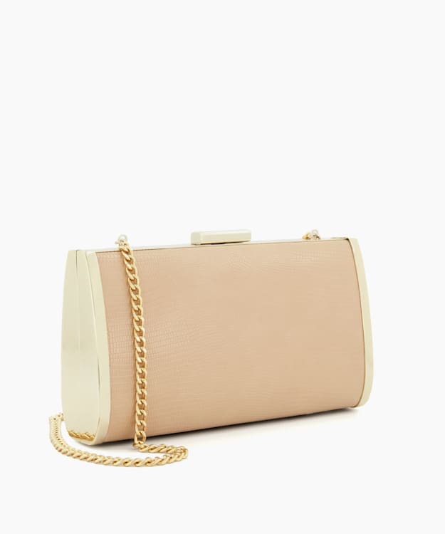 Dune nude clutch bag new arrivals