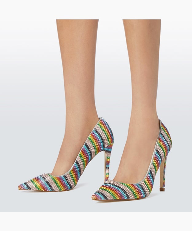 dune rainbow heels