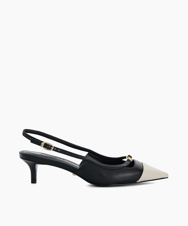 Dune black kitten heels on sale