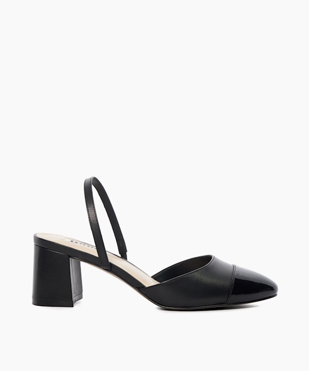 Women's black store slingback heels