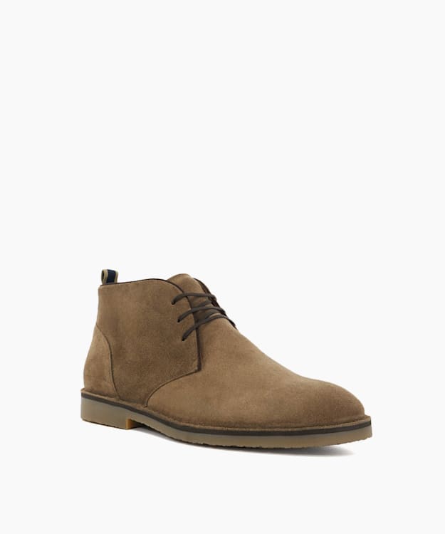Men s Chukka Boots Leather Black Brown Tan Dune London