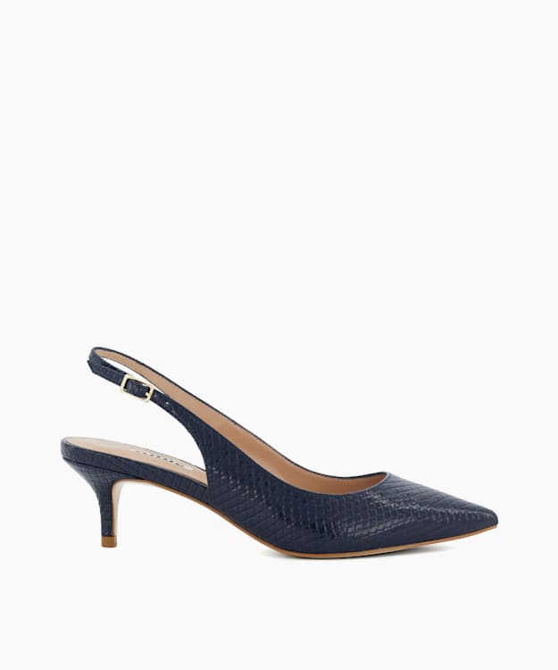 Navy heels sale sale