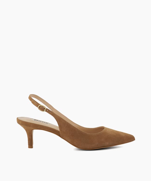 Tan court shop shoes mid heel