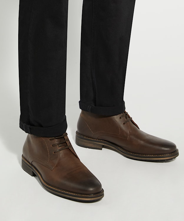 Dune chigwell chukka boots brown sale