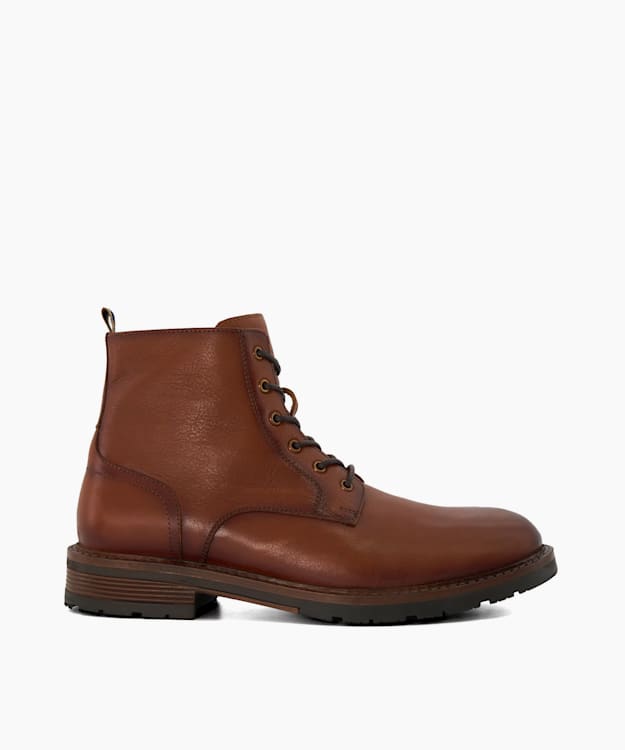 Cheshires Tan, Casual Lace-Up Boots | Dune London