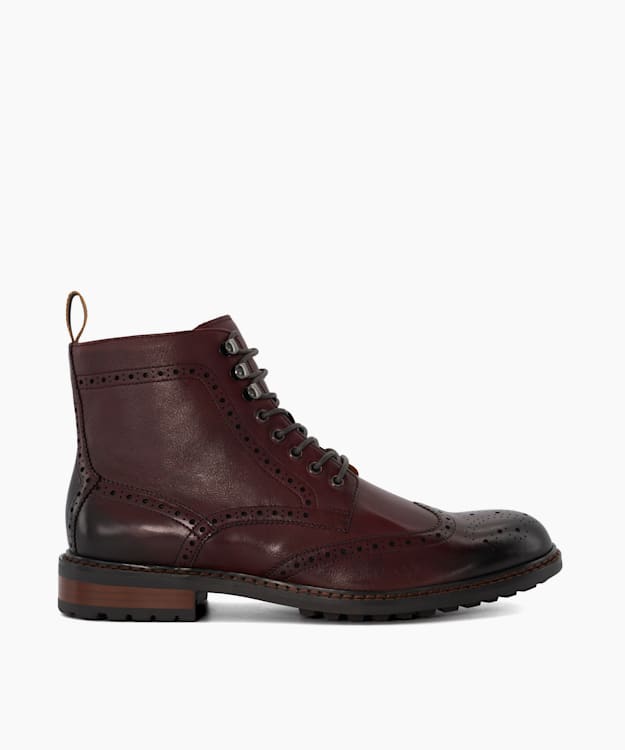 Mens red boots on sale sale