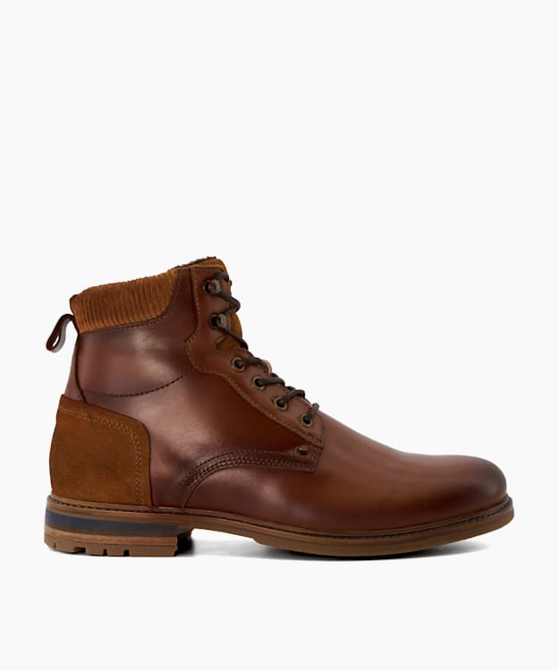 Muddman panelled 2025 lace up boots