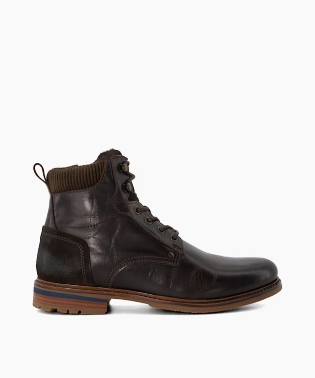 Muddman panelled 2025 lace up boots