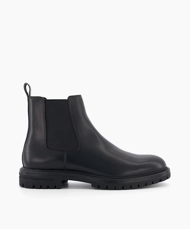 Mens soft leather outlet chelsea boots