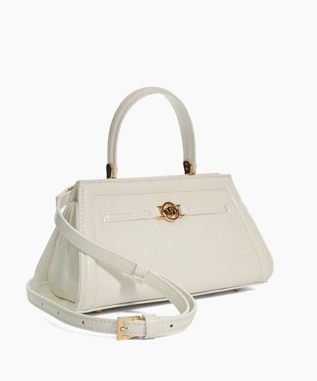 Dante White, Top Handle Shoulder Bag | Dune London