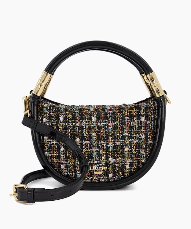 OKPTA Women’s Handbag Purse Black Shoulder Heart Bag OK.0973628 OKPTA1519426