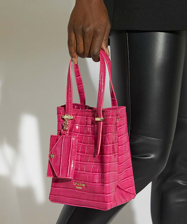 dune london pink bag