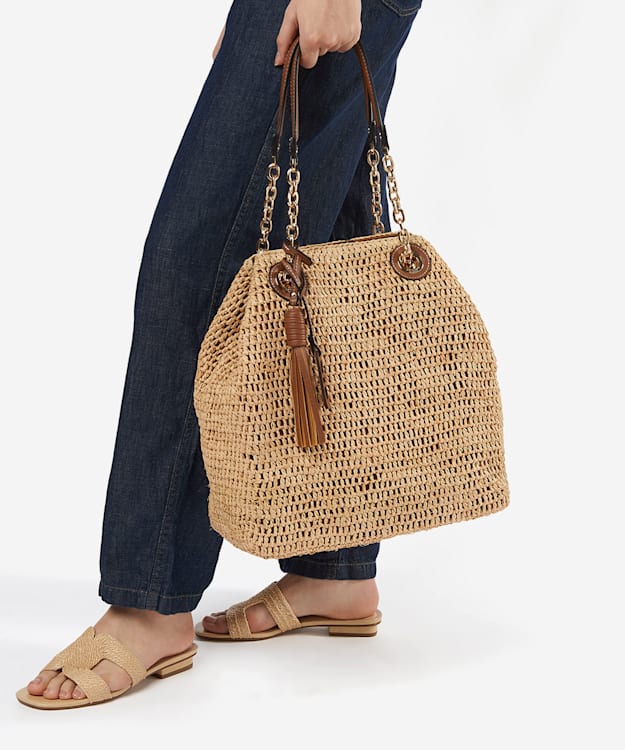 Dune outlet straw bag