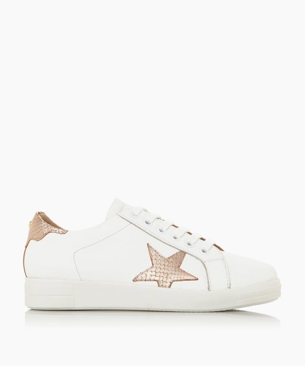 dune white trainers