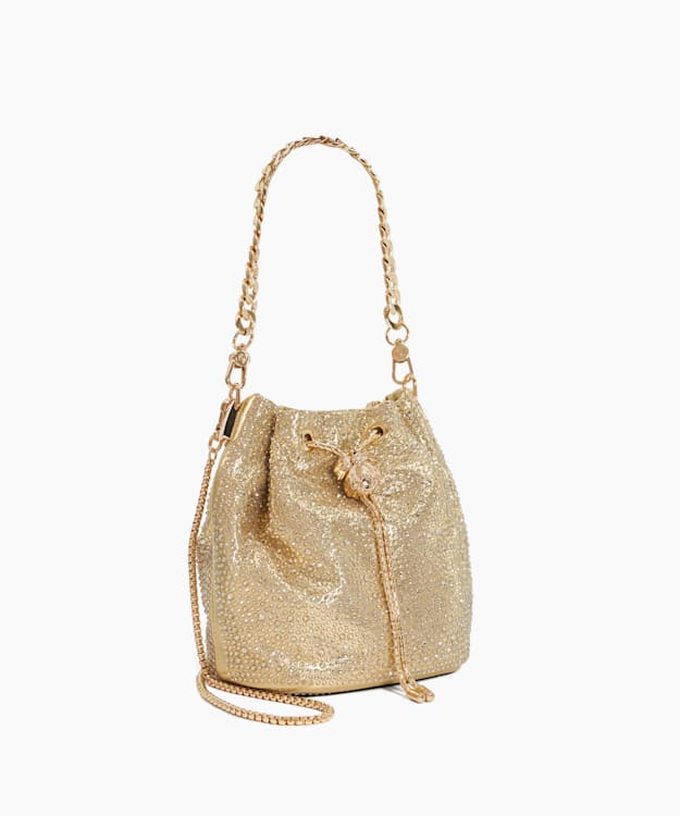 Gold bucket bag hotsell