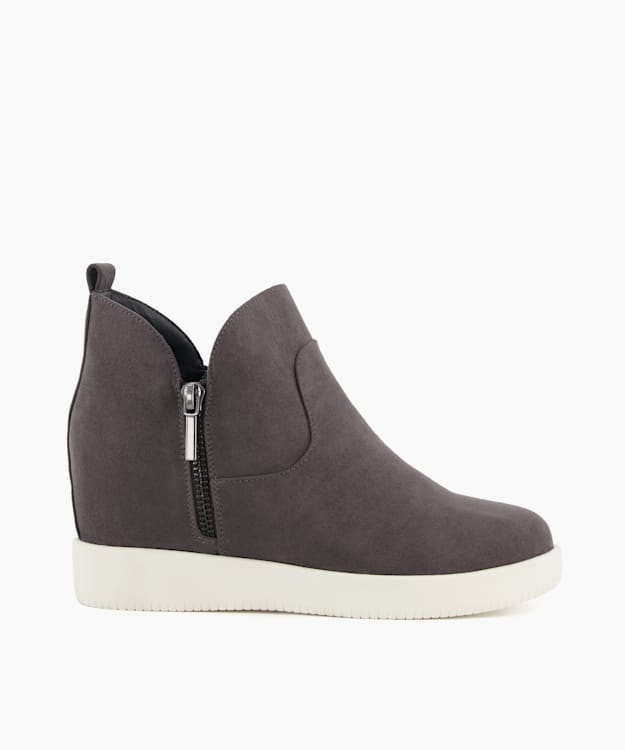 Dune wedge outlet ankle boots