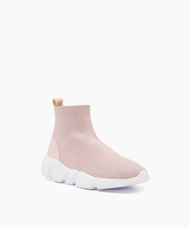 Hot pink sock store sneakers