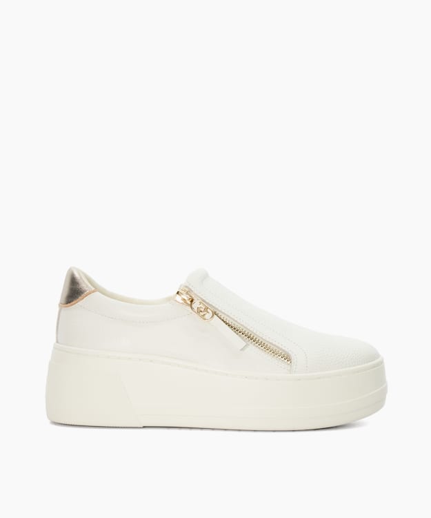 Adella Sneakers White Dune Leather