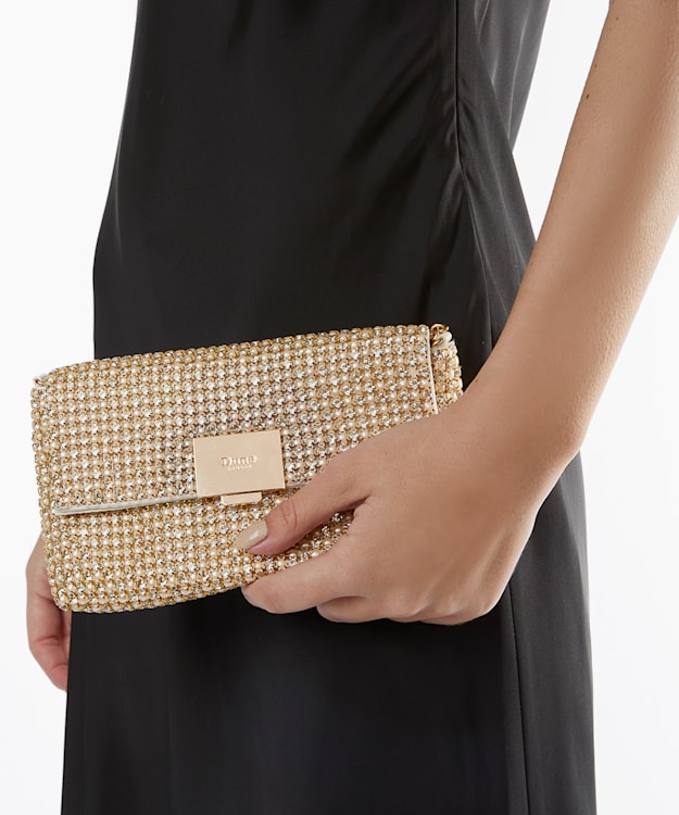 Dune everlina clutch bag gold hot sale