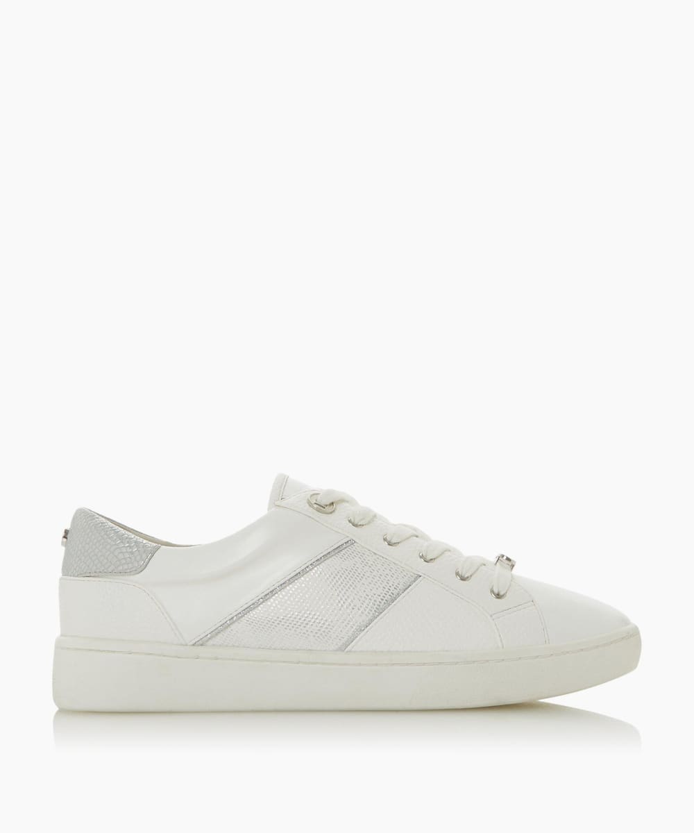 dune white trainers