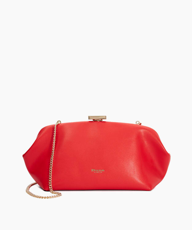 Dark red shoes and on sale bag