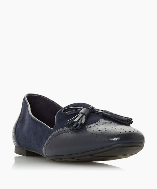 dune patent loafers