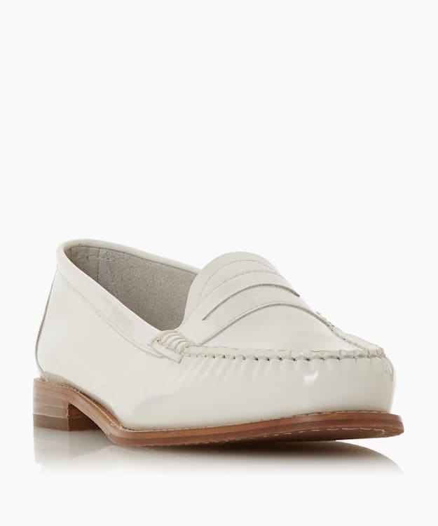 dune white flat shoes