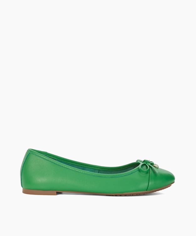 Flat on sale green shoes