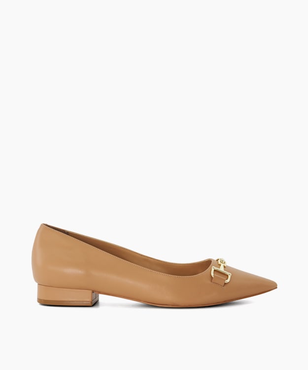 Dune tan hotsell ballet pumps