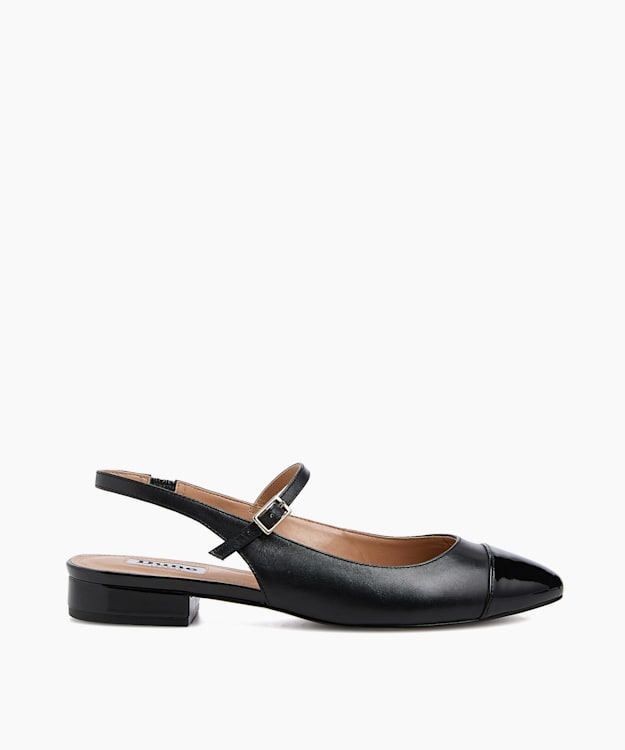 Hayes Black, Slingback Mary Janes | Dune London