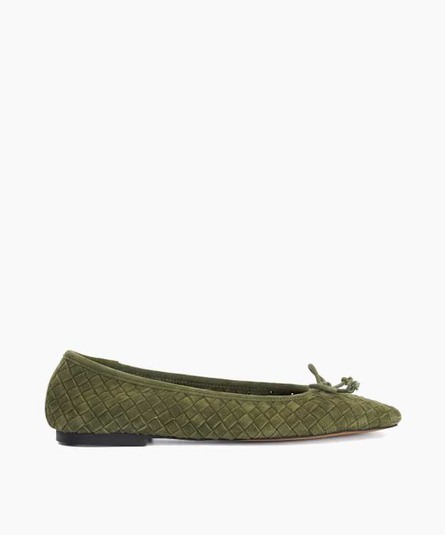 Heat - Dark green suede