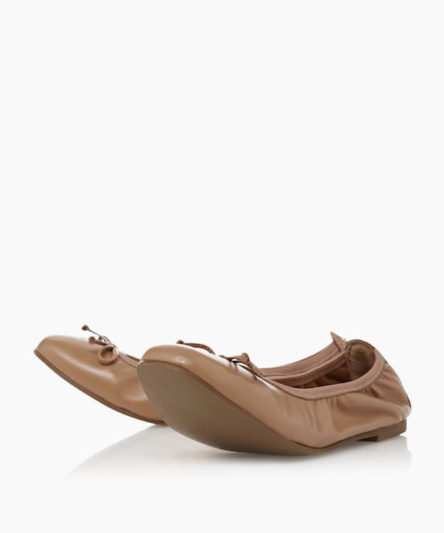 camel ballet pumps