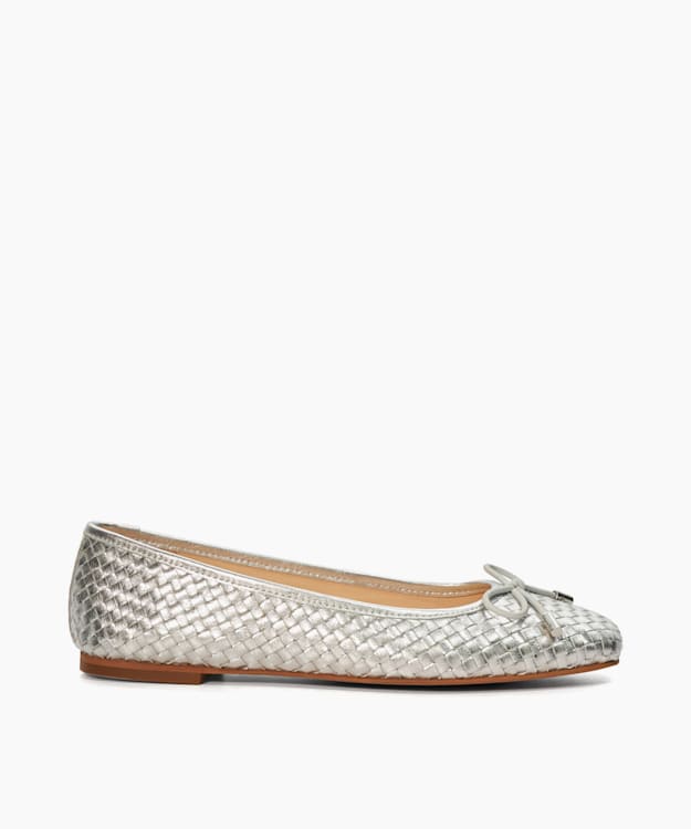 Alice metallic best sale leather ballet flat