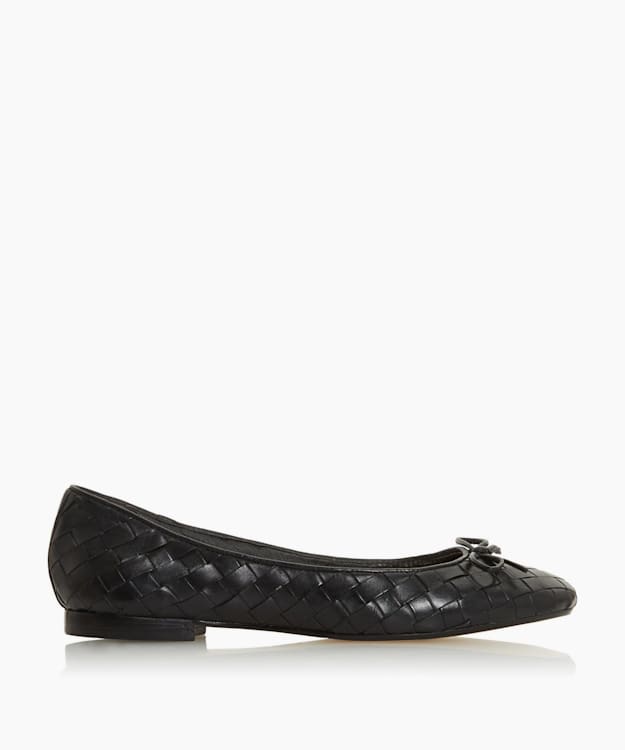 Dune black ballet shoes Clearance