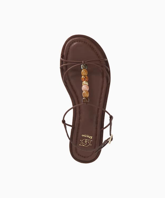 Women's Brown Sandals | Leather Brown Sandals | Dune London