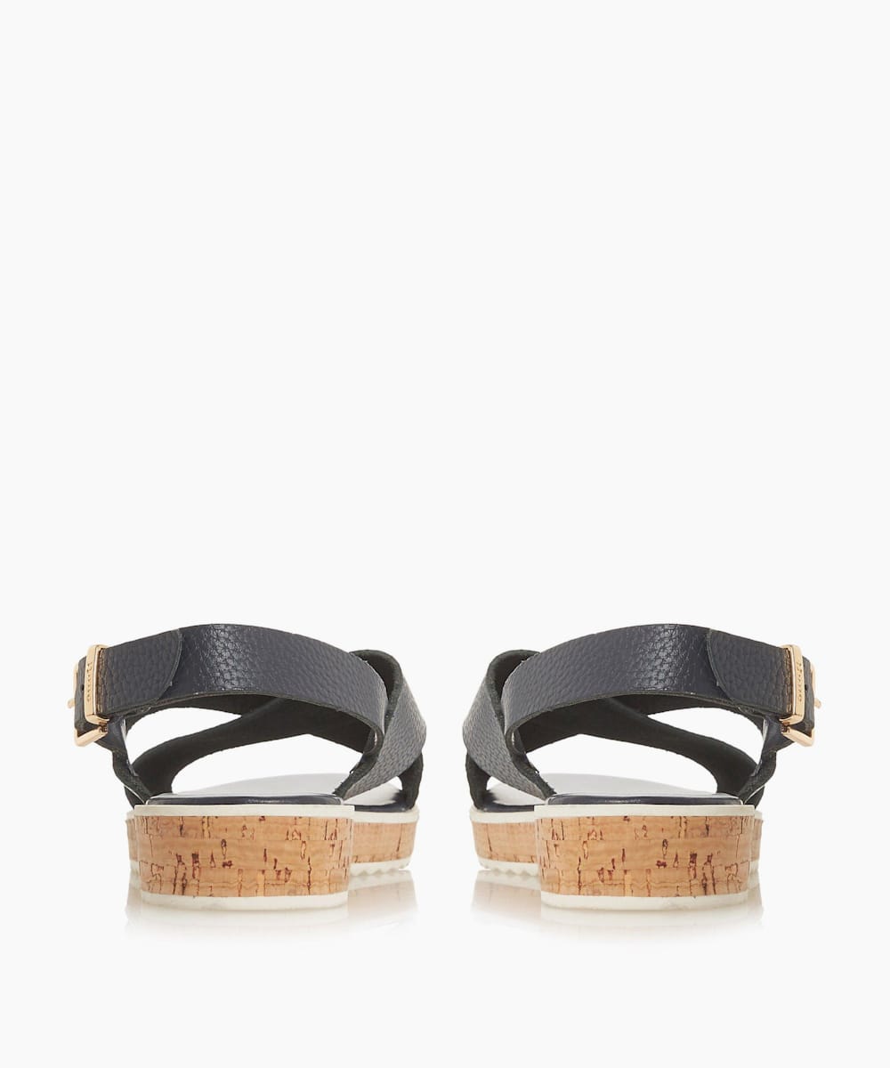 dune lorde sandals navy
