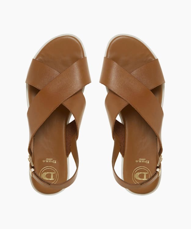 dune lorde sandals tan