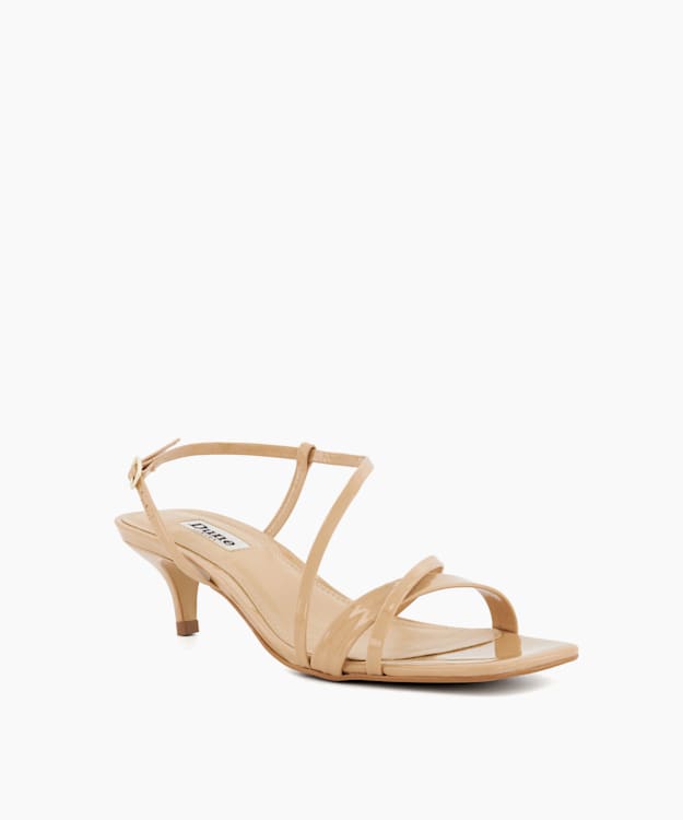 Nude strappy hotsell kitten heels