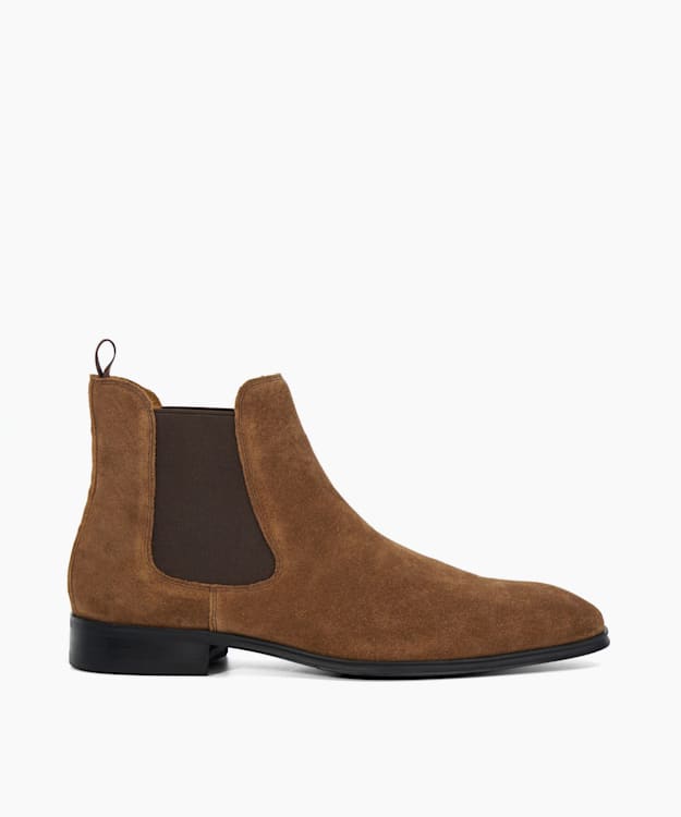 Mandatory Marron Bottines Chelsea Dune London