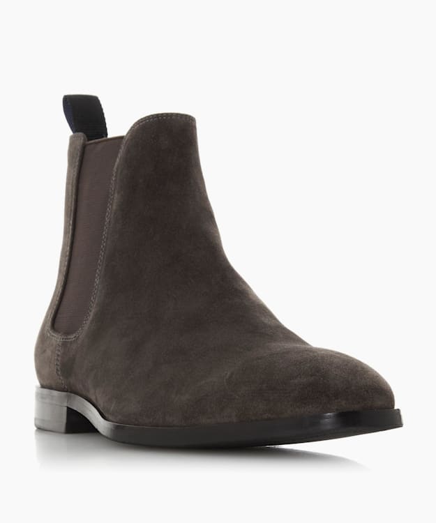 dune mandel chelsea boot