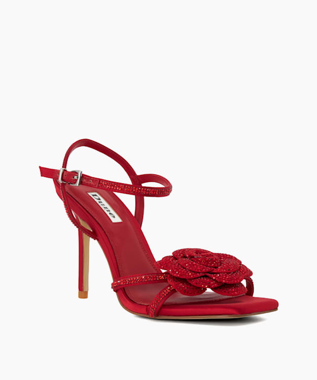 Red hot sale heels dune